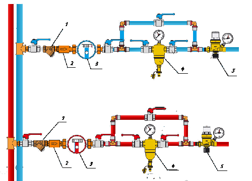 Схема подключения редуктора давления